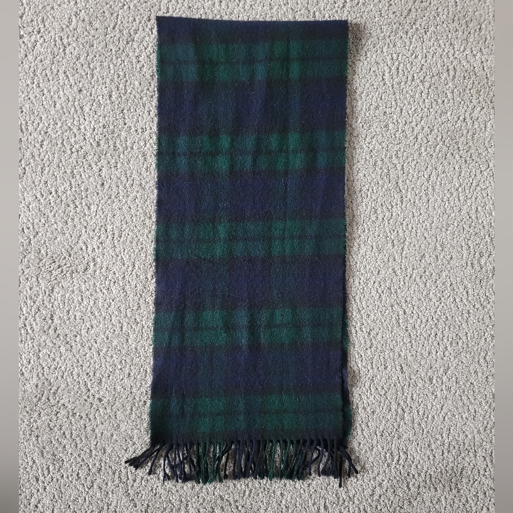 Brooks Brothers Lambswool Tartan Scarf - Picture 6 of 8